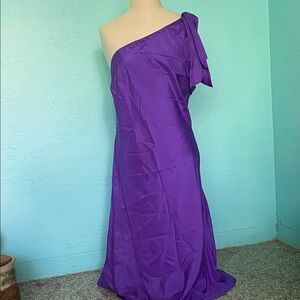 Lauren Ralph Lauren royal purple silk dress